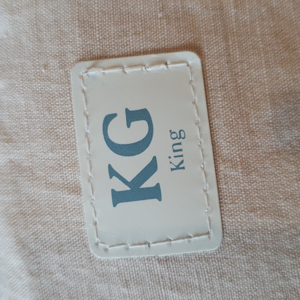❤️B2G1 FREE Nestwell® Washed Linen Cotton 3-Piece King Duvet Cover Set,Blush - Picture 5 of 10